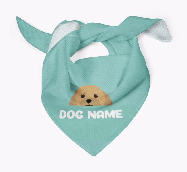 'Peeking Name' - Personalised {breedFullName} Bandana